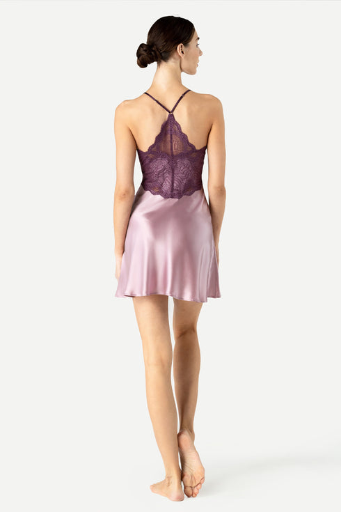 NK Imode Raquel Feminine Lounge Swing Silk Chemise